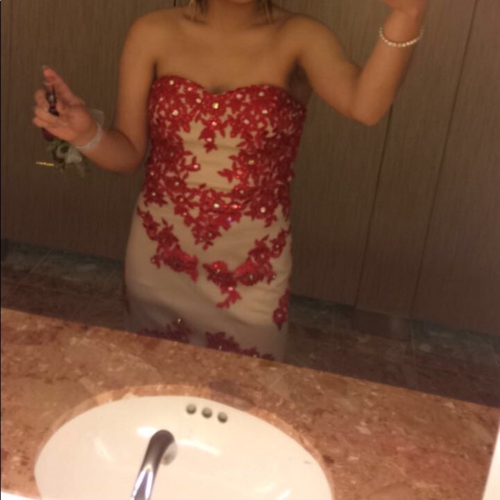 Red Prom Dress - Picture 3 of 5